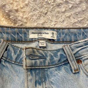 abercrombie curve love high rise mom jeans